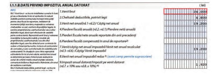 declaratie unica declaratie unica